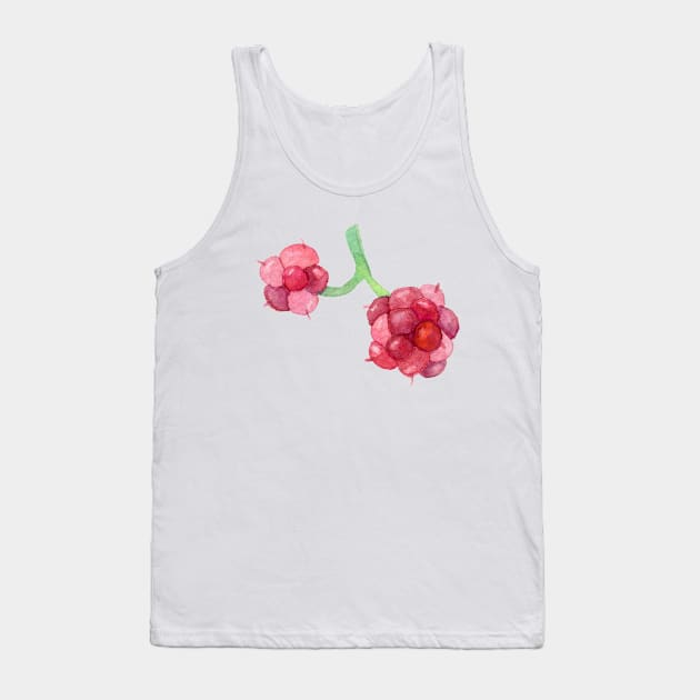 Raspberry dream Tank Top by runlenarun